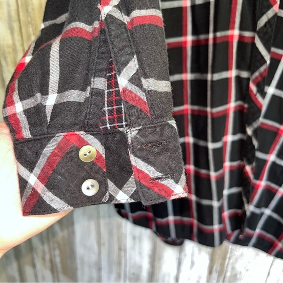 J. Jill Perfect Plaid Double Cloth Long Tunic - Picture 4 of 7